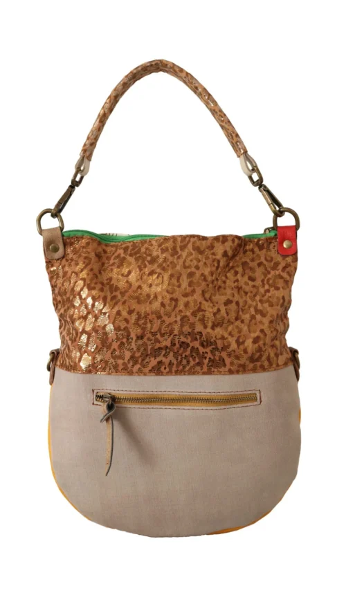 EBARRITO Women's Chic Multicolor Leather Shoulder Bag