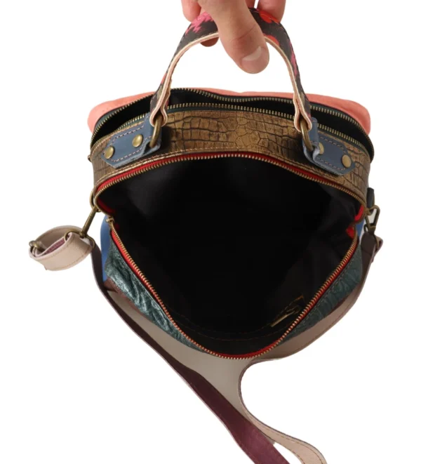 EBARRITO Women's Chic Multicolor Leather Shoulder Bag