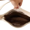 Patrizia Pepe Women's Chic Off White Leather Shoulder Bag