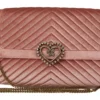 Twinset Women's Elegant Crystal Embellished Leather Crossbody