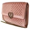 Twinset Women's Elegant Crystal Embellished Leather Crossbody