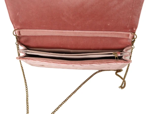 Twinset Women's Elegant Crystal Embellished Leather Crossbody
