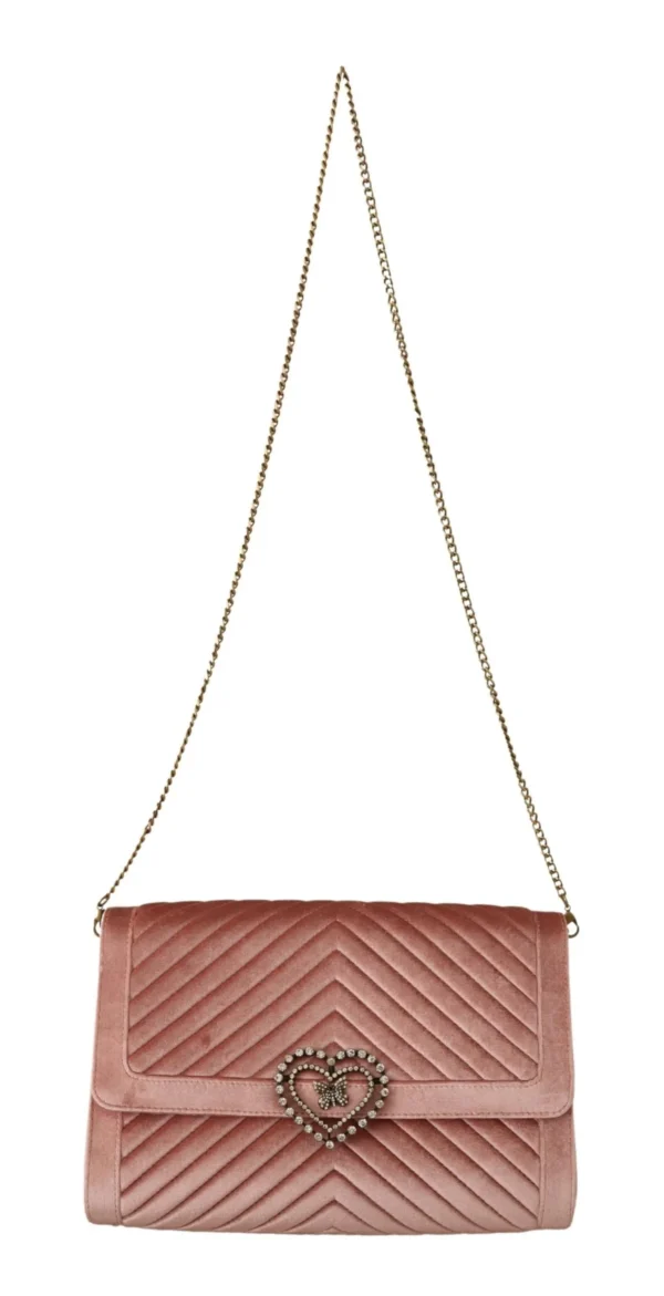 Twinset Women's Elegant Crystal Embellished Leather Crossbody