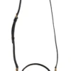 Dolce & Gabbana Women's Elegant Bordeaux & Black Python Leather Crossbody Bag