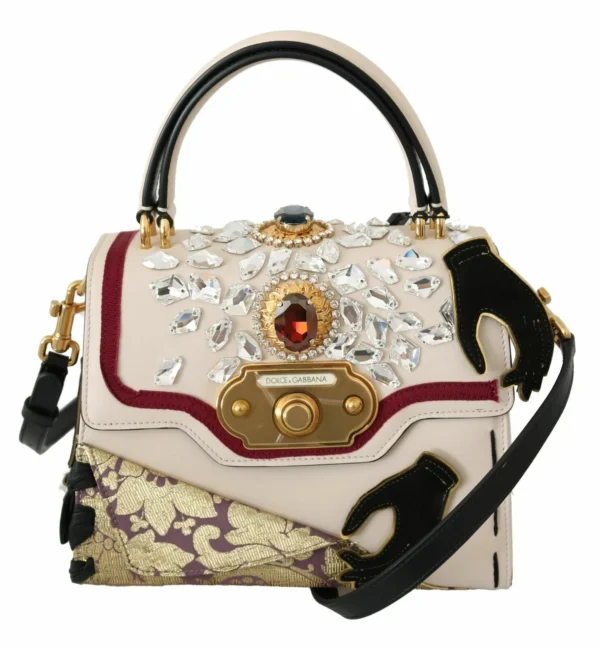 Dolce & Gabbana Women's Multicolor Elegance Shoulder Bag with Gold Details