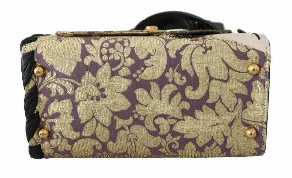 Dolce & Gabbana Women's Multicolor Elegance Shoulder Bag with Gold Details