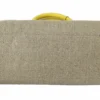 Dolce & Gabbana Women's Beige Linen-Calf Tote with Gold Chain