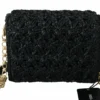 Dolce & Gabbana Women's Chic Black MILLENNIALS Embroidered Purse