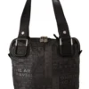 WAYFARER Women's Chic Black and Gray Fabric Shoulder Handbag