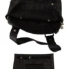 WAYFARER Women's Chic Black and Gray Fabric Shoulder Handbag
