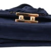 MIA Women's Chic Suede Shoulder Handbag with Gold Applique