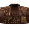 WAYFARER Women's Chic Brown Fabric Crossbody Bag