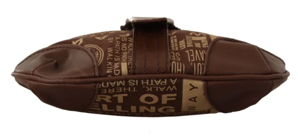WAYFARER Women's Chic Brown Fabric Crossbody Bag