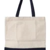 Gant Women's Chic Blue & White Canvas Tote Bag