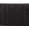 Gucci Women's Elegant Black Leather Zip-Around Wallet