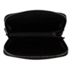 Gucci Women's Elegant Black Leather Zip-Around Wallet