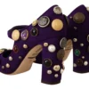 Dolce & Gabbana Women's Elegant Suede Heels with Jewel Buttons