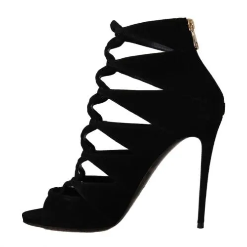 Dolce & Gabbana Women's Chic Suede Ankle Strap Heel Sandals