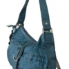 WAYFARER Women's Chic Blue Fabric Shoulder Bag - Perfect for Everyday Elegance