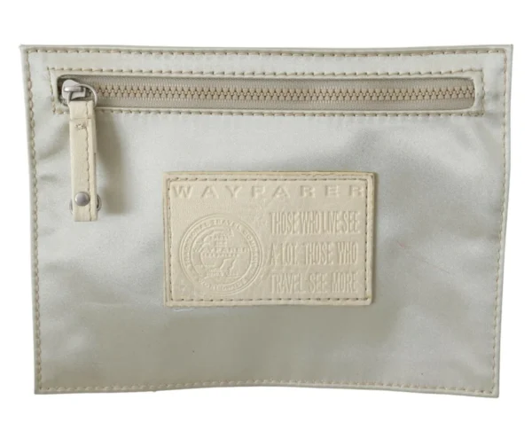 WAYFARER Women's Elegant White Fabric Coin Wallet