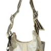 WAYFARER Women's Chic White Fabric Shoulder Bag - Perfect for Any Occasion