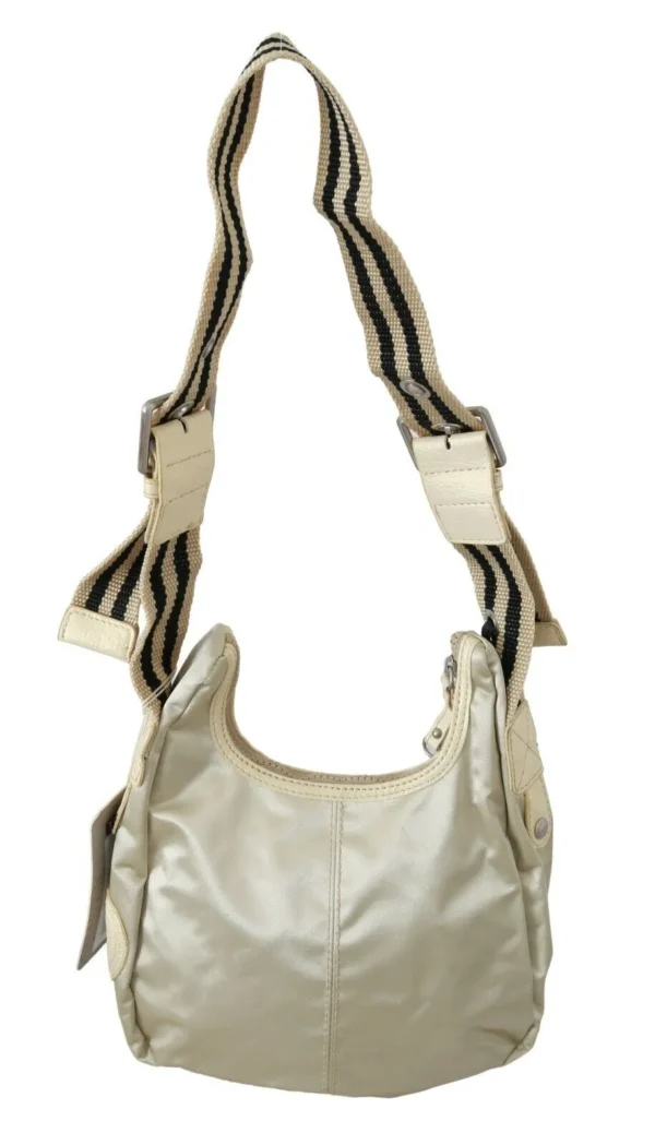 WAYFARER Women's Chic White Fabric Shoulder Bag - Perfect for Any Occasion