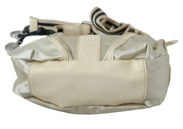 WAYFARER Women's Chic White Fabric Shoulder Bag - Perfect for Any Occasion