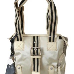EBARRITO Women's Chic Multicolor Leather Tote with Gold Accents