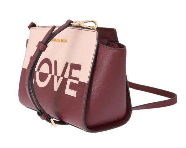 Michael Kors Women's Elegant Bordeaux Selma Shoulder Bag