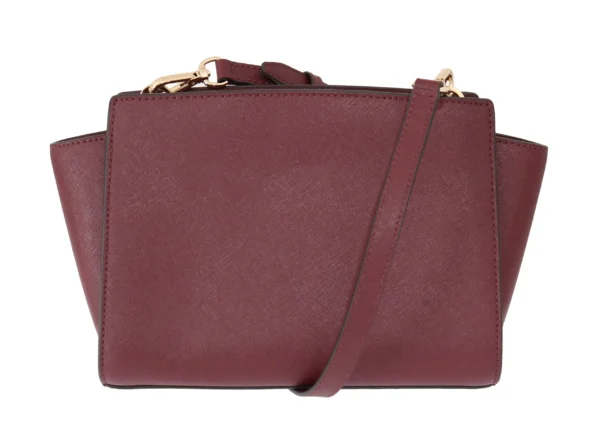 Michael Kors Women's Elegant Bordeaux Selma Shoulder Bag