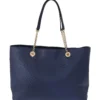 Kate Spade Women's Elegant Ostrich Leather Handbag in Blue