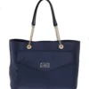 Kate Spade Women's Elegant Ostrich Leather Handbag in Blue