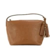 Tory Burch Women's Thea Small Moose Pebbled Leather Slouchy Shoulder Handbag