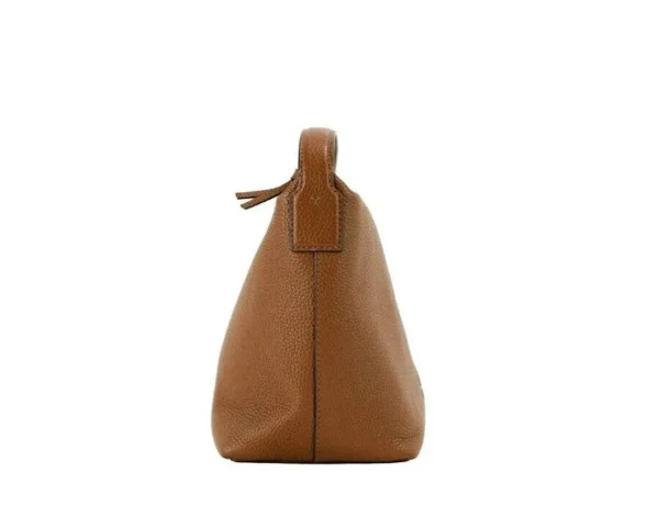 Tory Burch Women's Thea Small Moose Pebbled Leather Slouchy Shoulder Handbag