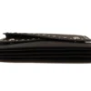 Dolce & Gabbana Women's Elegant Black Leather Shoulder Bag with Silver Detailing