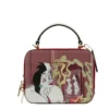COACH Women's Disney Cruella Motif Crossgrain Leather Box Crossbody Handbag