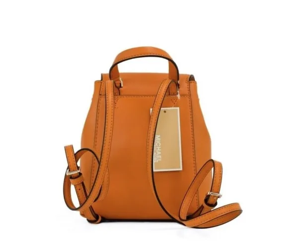 Michael Kors Women's Phoebe XS Honeycomb Smooth Leather Flap Drawstring Backpack