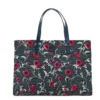 Tory Burch Women's Medium Nylon Retro Batik Print Shoulder Tote Handbag