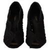 Dolce & Gabbana Women's Elegant Black Lace Stiletto Heels