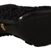 Dolce & Gabbana Women's Elegant Black Lace Stiletto Heels