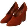 Dolce & Gabbana Women's Elegant Cognac Suede Pumps