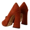 Dolce & Gabbana Women's Elegant Cognac Suede Pumps