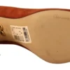 Dolce & Gabbana Women's Elegant Cognac Suede Pumps