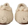 Dolce & Gabbana Women's Chic Wool Knit Ballerina Flats