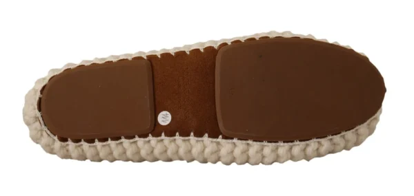 Dolce & Gabbana Women's Chic Wool Knit Ballerina Flats