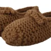 Dolce & Gabbana Women's Elegant Wool Knit Ballerina Flats in Brown