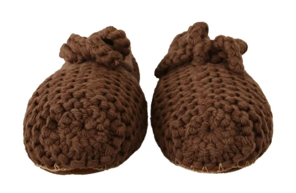 Dolce & Gabbana Women's Elegant Wool Knit Ballerina Flats