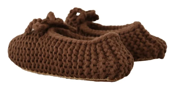 Dolce & Gabbana Women's Elegant Wool Knit Ballerina Flats