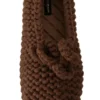 Dolce & Gabbana Women's Elegant Wool Knit Ballerina Flats
