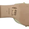 Dolce & Gabbana Women's Elegant Crystal-Embellished Green Leather Slides